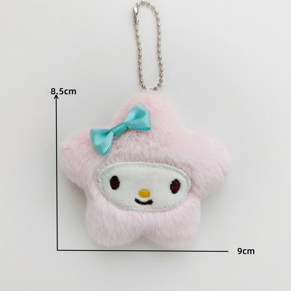 Porte-clés Peluche Étoile – Hello Kitty & Friends en 5 modèles