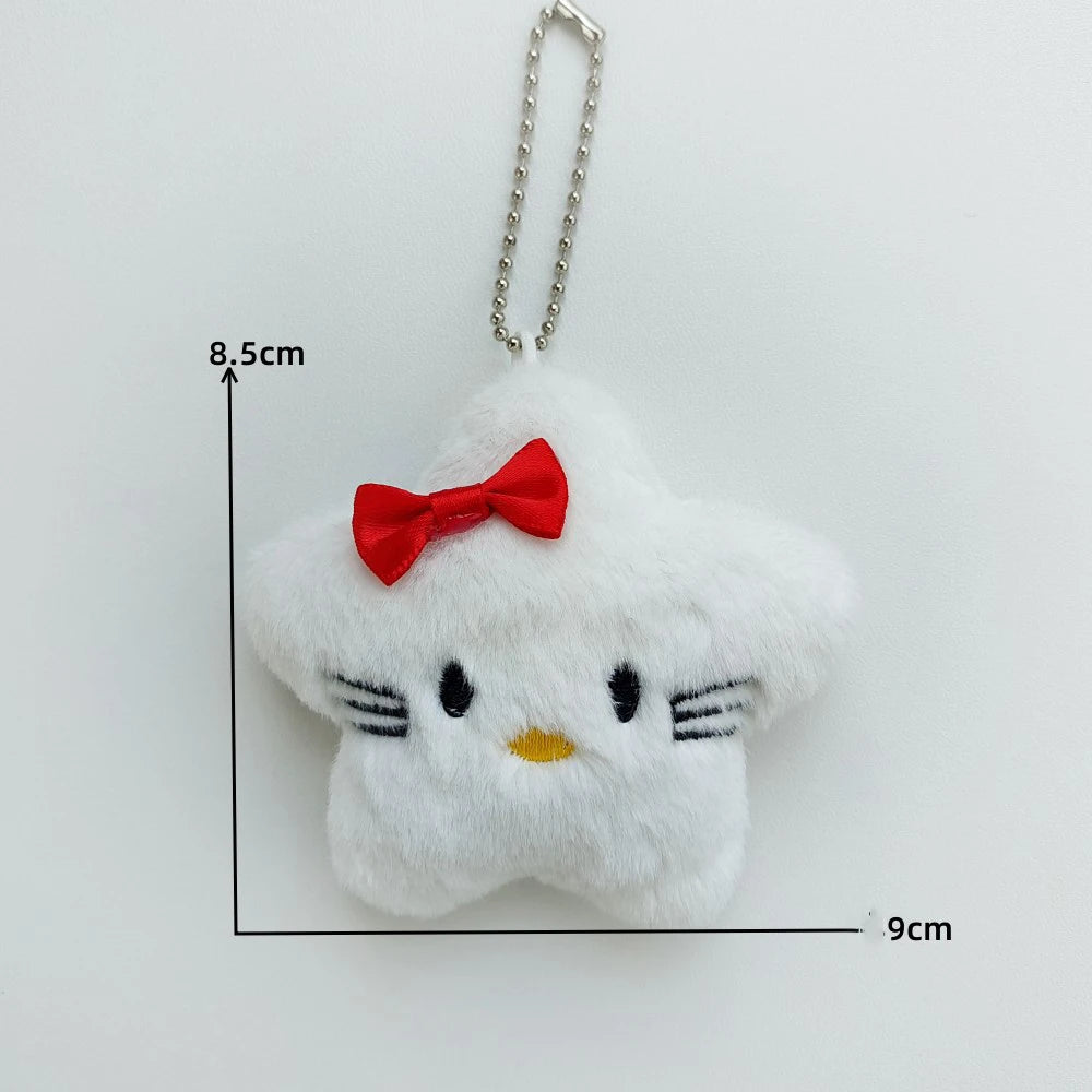 Porte-clés Peluche Étoile – Hello Kitty & Friends en 5 modèles