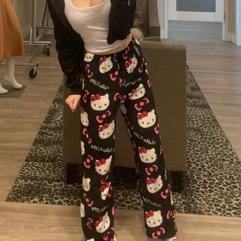 Pantalon de Pyjama Hello Kitty – Confort & Mignonnerie Assurée