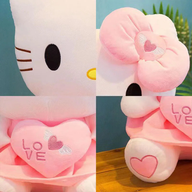 Peluche Hello Kitty – Avec Cœur « Love » en 3 tailles