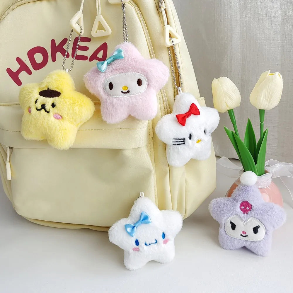 Porte-clés Peluche Étoile – Hello Kitty & Friends en 5 modèles
