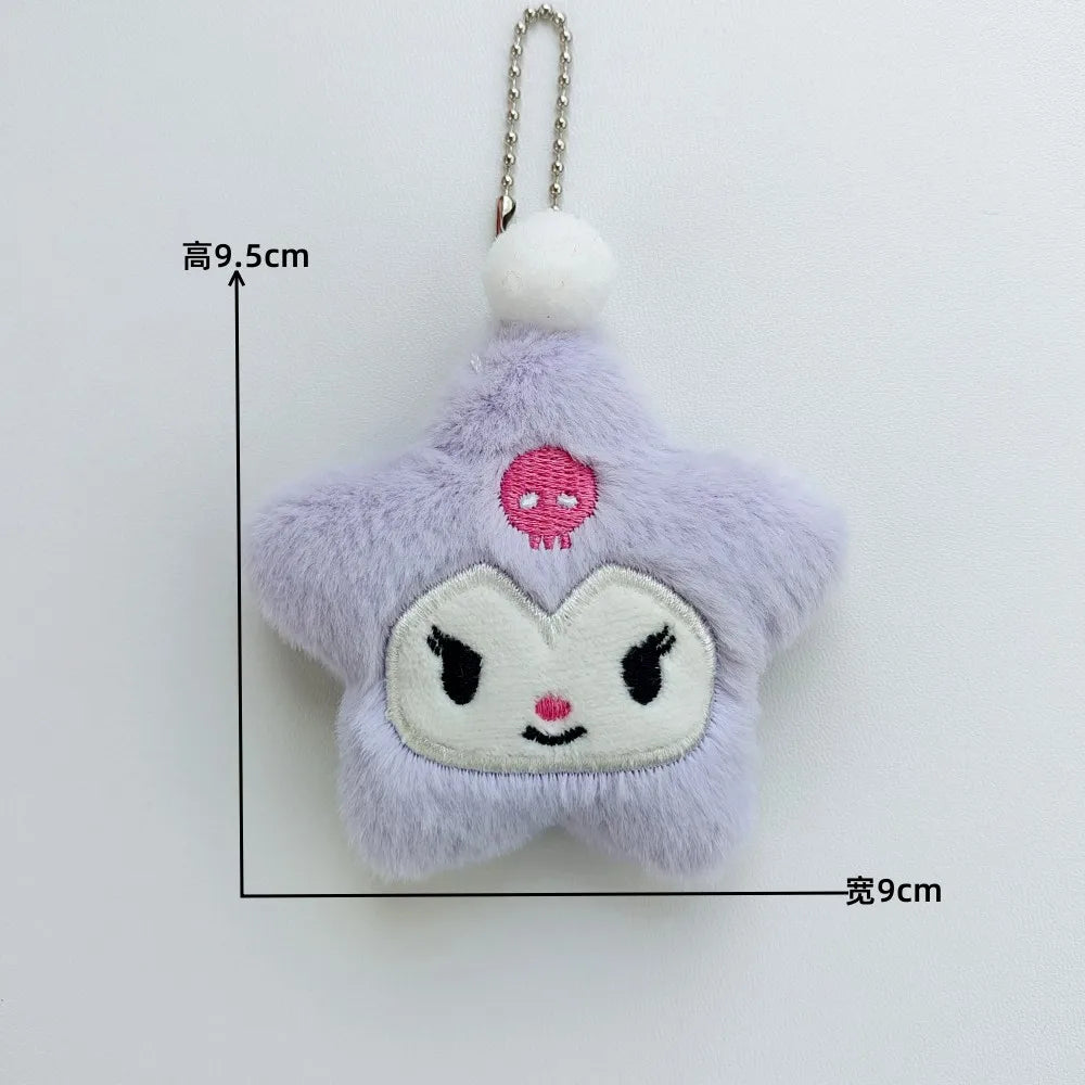 Porte-clés Peluche Étoile – Hello Kitty & Friends en 5 modèles