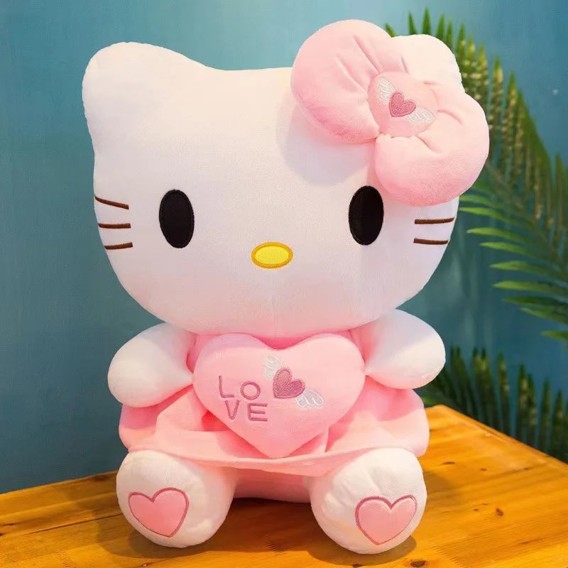 Peluche Hello Kitty – Avec Cœur « Love » en 3 tailles
