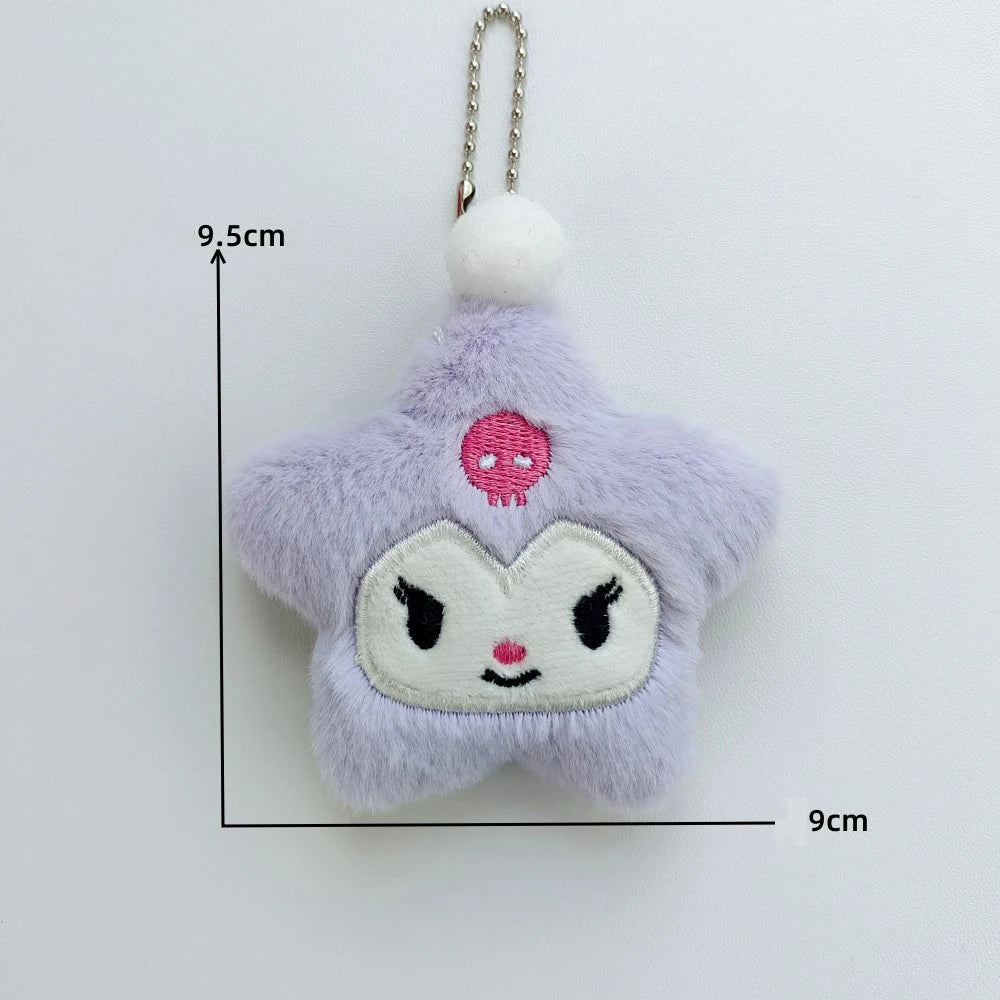 Porte-clés Peluche Étoile – Hello Kitty & Friends en 5 modèles