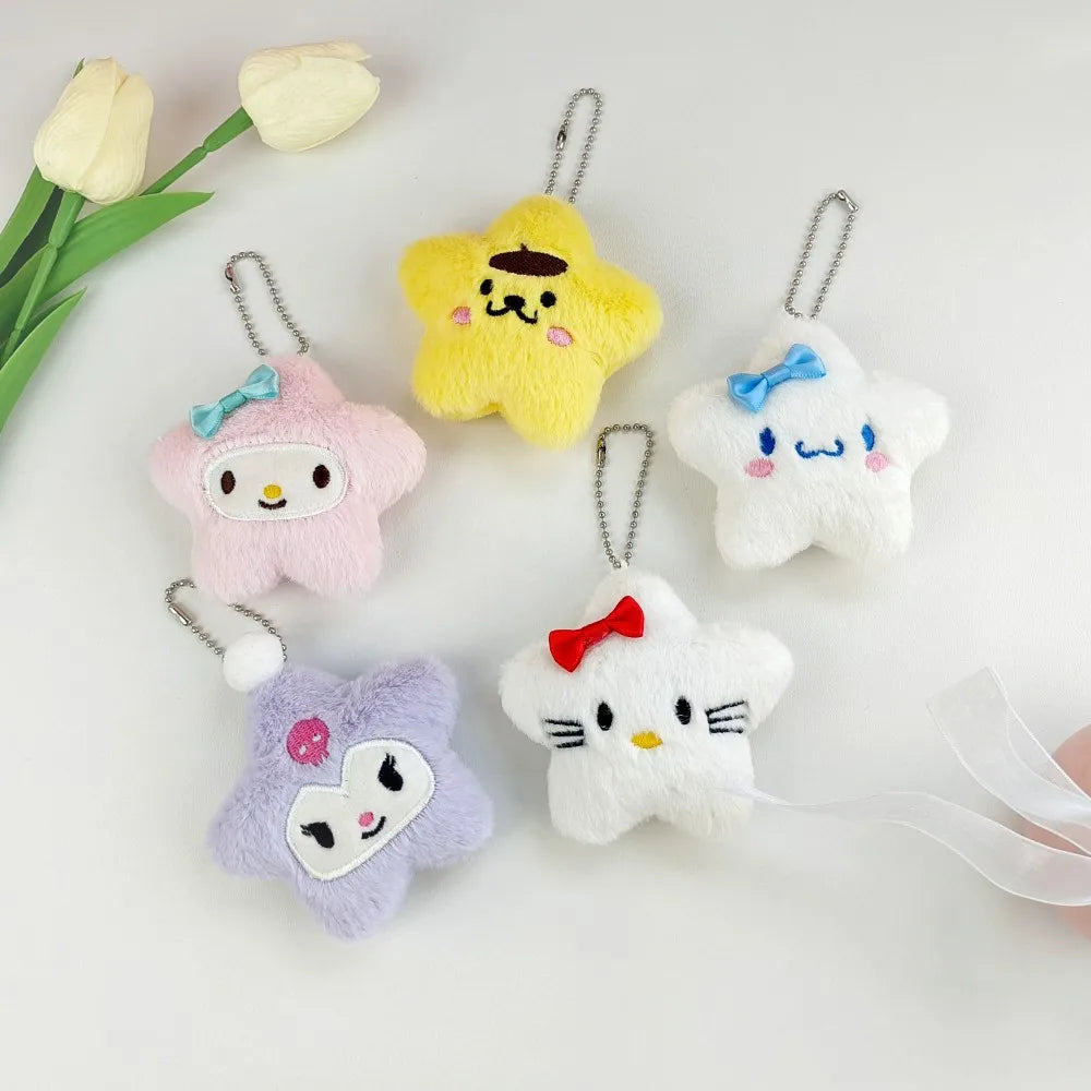 Porte-clés Peluche Étoile – Hello Kitty & Friends en 5 modèles