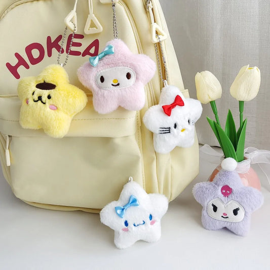 Porte-clés Peluche Étoile – Hello Kitty & Friends en 5 modèles